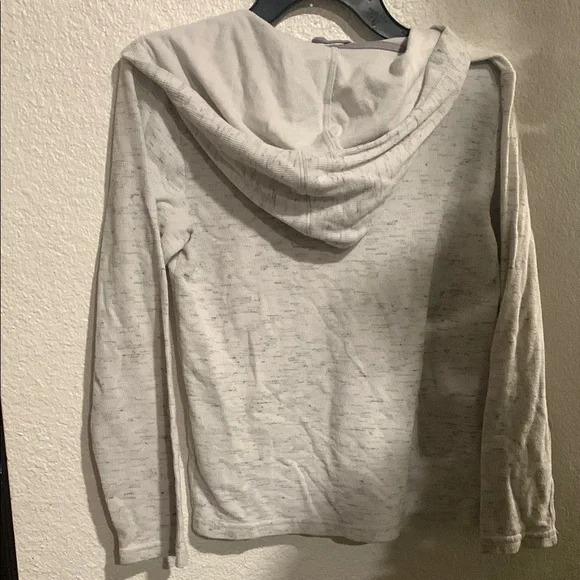 Cat & Jack Kids' White Hoodie with Pocket - Picture 3 of 8